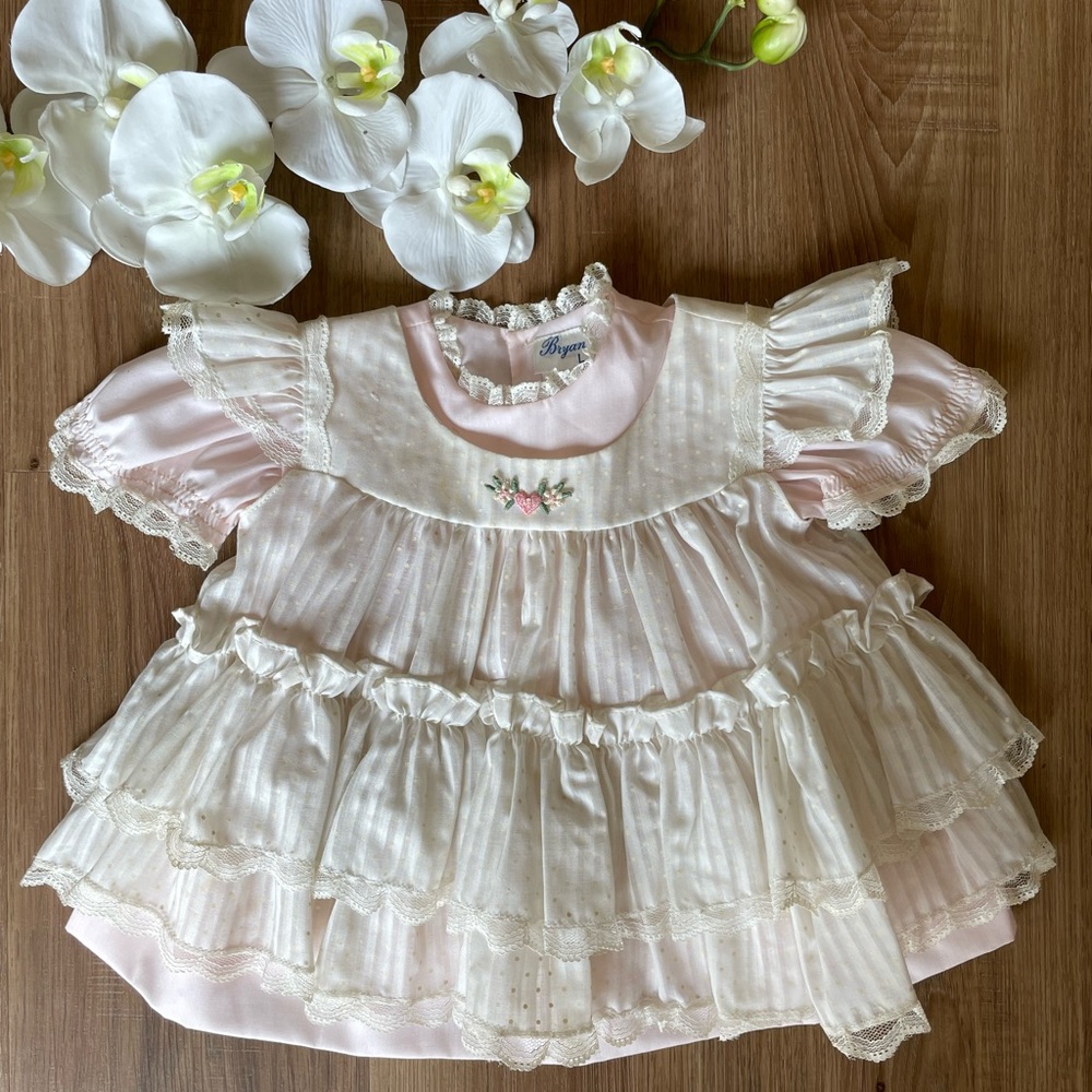 Vintage Bryan ruffle dress